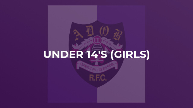 Under 14's (Girls)