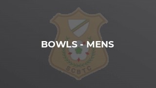 Bowls - Mens