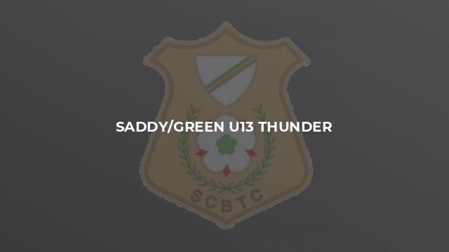 Saddy/Green U13 Thunder
