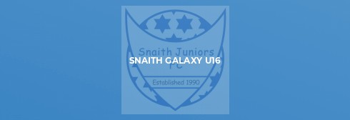 Snaith Galaxy U16 v Barlby Raiders