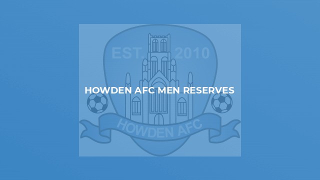 Howden AFC Men Reserves
