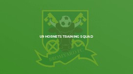 U9 Hornets Training Squad