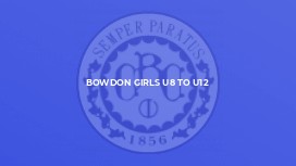 Bowdon Girls U8 to U12