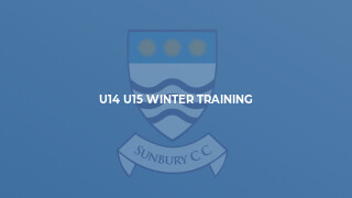 U14 U15 Winter Training