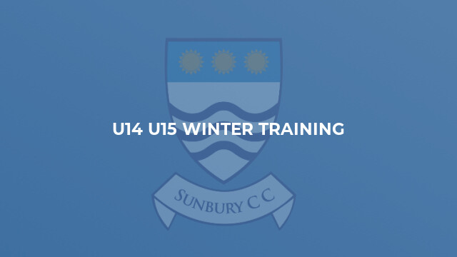 U14 U15 Winter Training