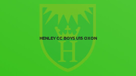 Henley CC Boys U15 Oxon