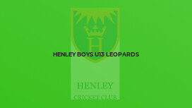 Henley Boys U13 Leopards