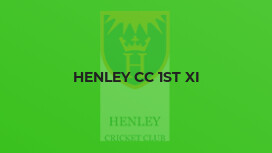 Henley CC 1st XI