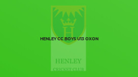 Henley CC Boys U13 Oxon
