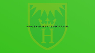 Henley Boys U13 Leopards