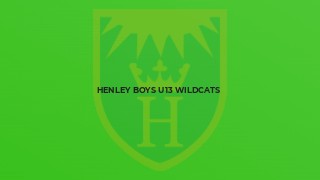Henley Boys U13 Wildcats