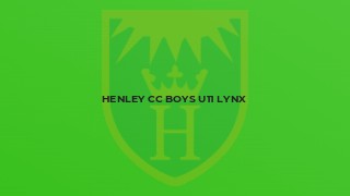 Henley CC Boys U11 Lynx