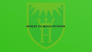 Henley CC Boys U11 Oxon