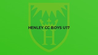 Henley CC Boys U17