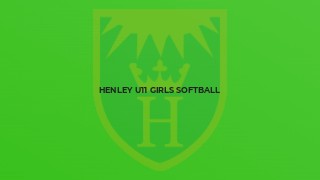 Henley U11 Girls SOFTBALL