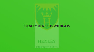 Henley Boys U13 Wildcats