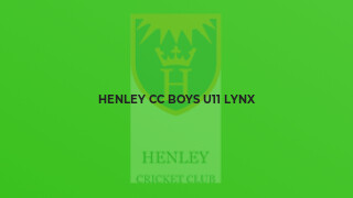 Henley CC Boys U11 Lynx