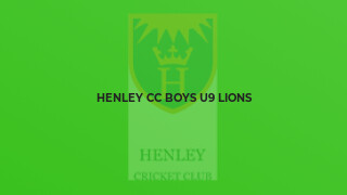 Henley CC Boys U9 Lions