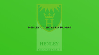 Henley CC Boys U9 Pumas