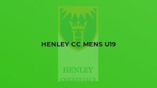 Henley CC Mens U19