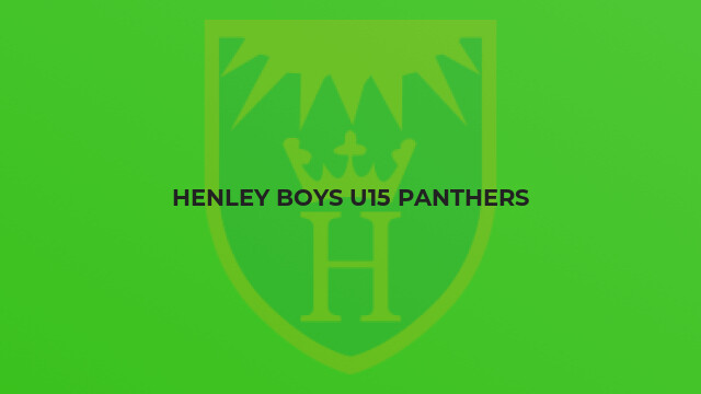 Henley Boys U15 Panthers