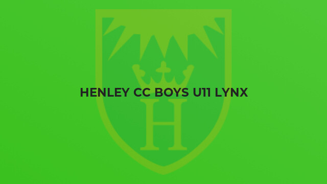 Henley CC Boys U11 Lynx