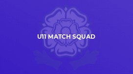 U11 Match Squad