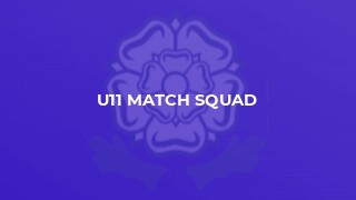 U11 Match Squad