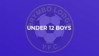 Under 12 Boys