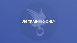 U16 Training Only