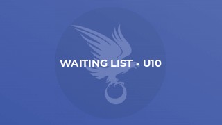 Waiting List - U10