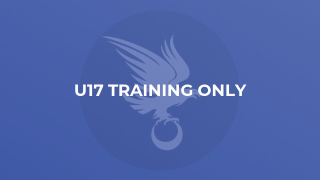 U17 Training Only