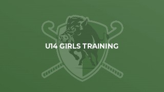 U14 Girls Training