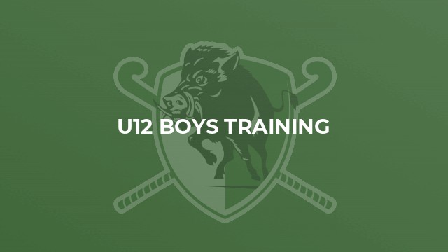 U12 Boys Training