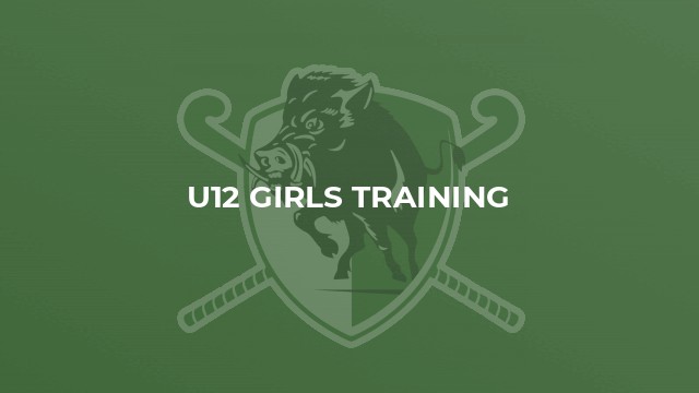 U12 Girls Training
