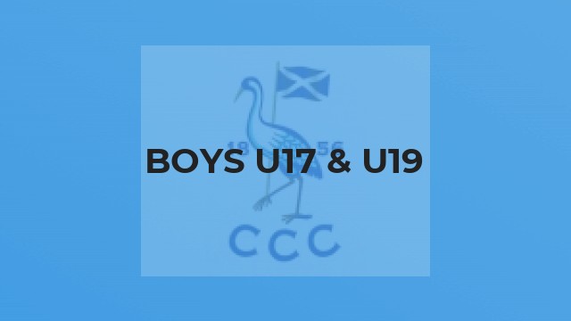 Boys U17 & U19