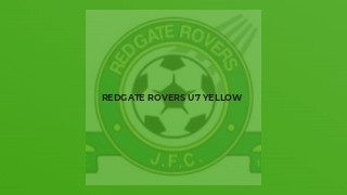 Redgate Rovers u7 Yellow