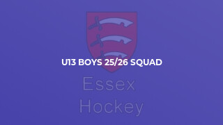 U13 Boys 25/26 Squad