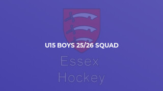 U15 Boys 25/26 Squad