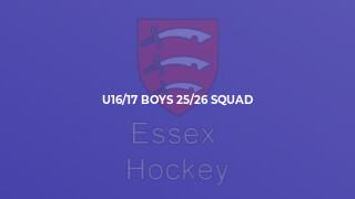 U16/17 Boys 25/26 Squad