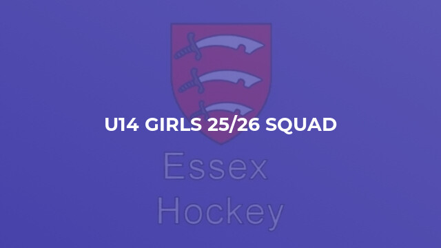 U14 Girls 25/26 Squad