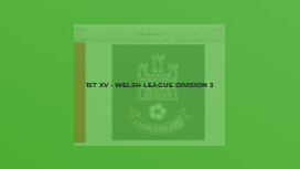 1st XV - Welsh League Division 3