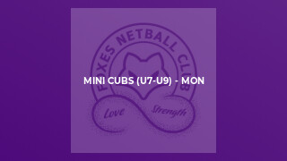 Mini Cubs (U7-U9) - Mon