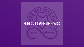 Mini Cubs (U8- U9) - Wed