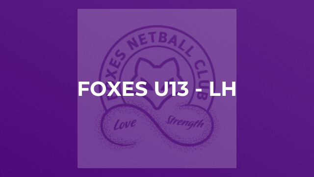Foxes U13 - LH