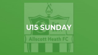 U15 Sunday