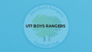 U17 Boys Rangers