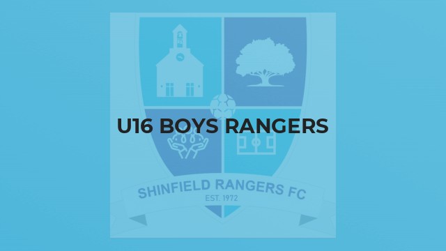 U16 Boys Rangers