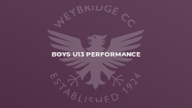Boys U13 Performance