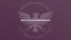 Boys U14 MW Performance